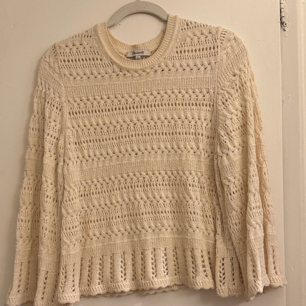 Madewell Beige Knit Sweater